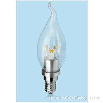 Warm White SMD LED Candle Bulb Light 5W